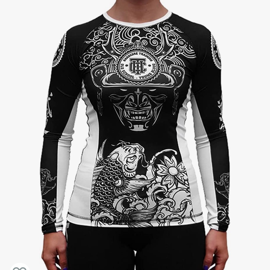 Hardcore Training Rash Guard - Long Sleeve Compression Base Layer